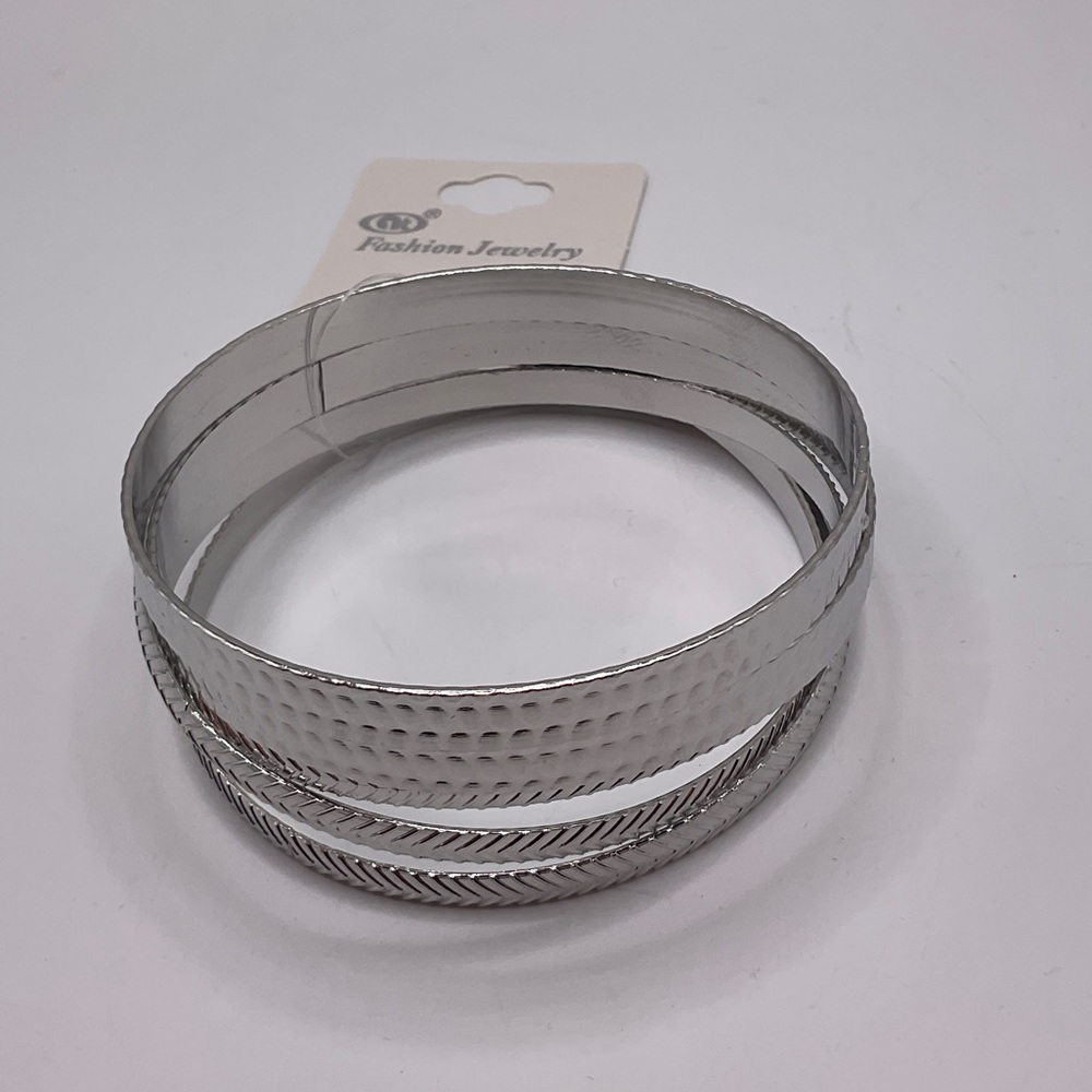 NThandmade Jewelry Silver Bracelet Set